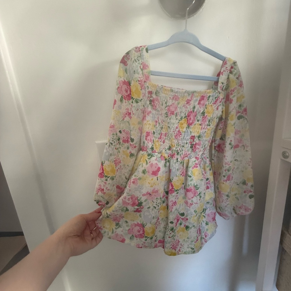 Janie and Jack Floral Romper